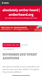 Mobile Screenshot of amberheard.org